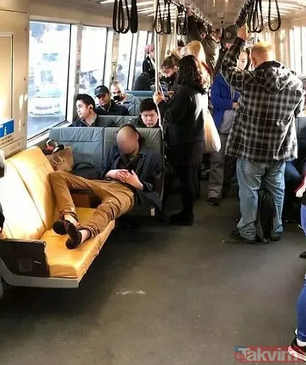 Ne tepki umrunda ne de görgü kuralları! 'İnsanlar rahatsız olur mu' demedi pantolonu indirdi! Otobüste öyle bir şey yaptı ki - 15
