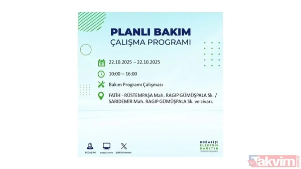 İstanbul elektrik kesintisi: 23 ilçe için saat verildi! BEDAŞ duyurdu - 32