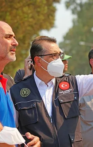 Enerji ve Tabii Kaynaklar Bakanı Fatih Dönmez: Santralin ana ünitelerine yangının etkisi olmadı