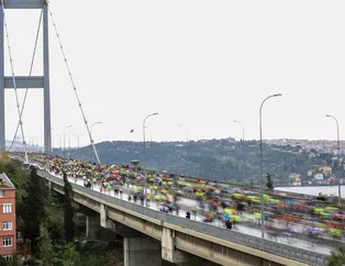 İstanbul'daki dev maratondan kareler