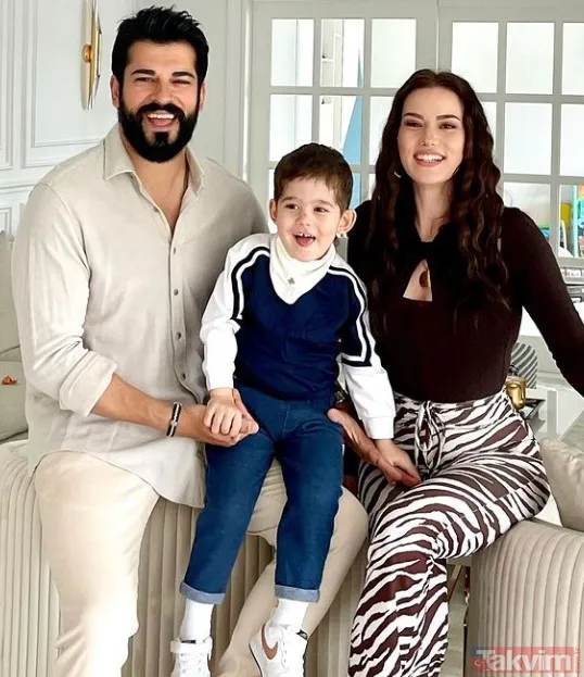 Karan Burak Özçivit'e benzetiliyor ama siz bir de dedesini görün! Fahriye Evcen ile Burak Özçivit'in oğlu Kerem kime benzeyecek merak edilirken... - 5