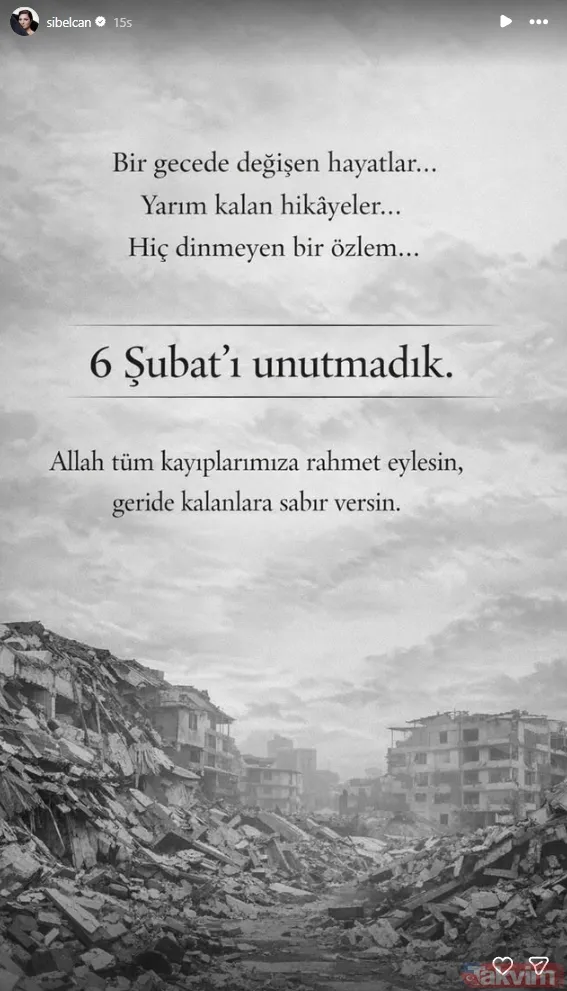 Üç yıl geçti ama acımız hala taze! Asrın felaketinde ünlülerden 6 Şubat mesajları - 4