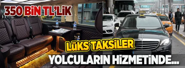 Atatürk Havalimanı’nda 350 bin liralık taksi yolcuların hizmetinde