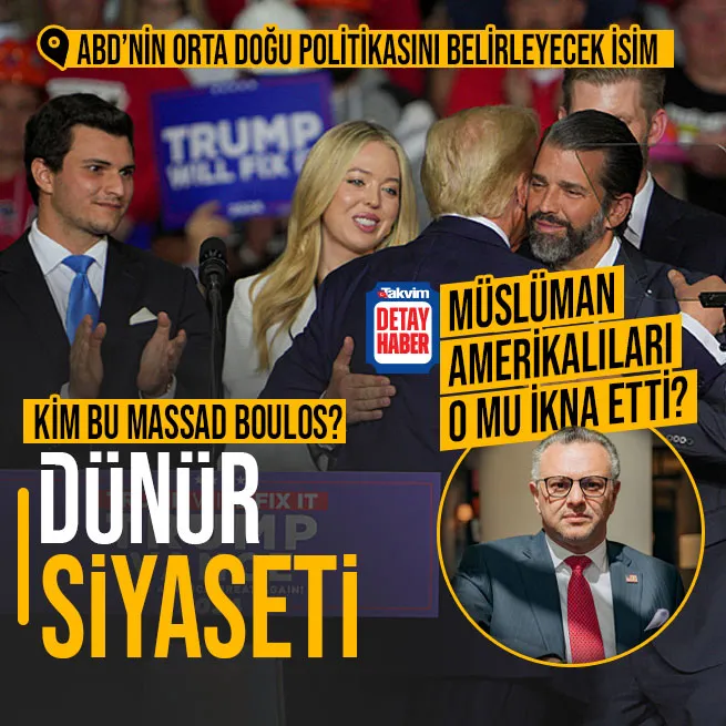 Trump’ın Orta Doğu politikası Tiffany’nin kocasında saklı! Dünür Massad Boulos’un gizli görevi