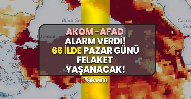 Facia için saat verildi! AKOM-AFAD’tan uyarı SMS’i! İstanbul, Ankara,  Aydın, Balıkesir, Antalya, Bursa, Erzincan, Erzurum...