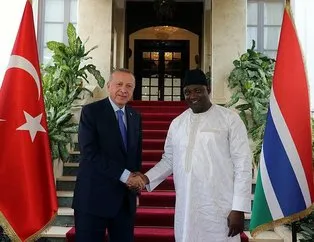 Başkan Erdoğan, Barrow ile görüştü