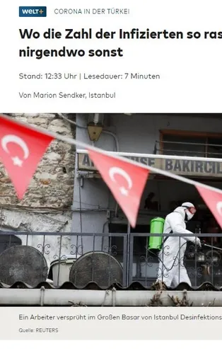 Alman Die Welt'ten Türkiye'ye "toplu mezar" iftirası! Koronayla mücadele başarısını gölgeleme peşine düştüler