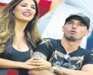 Hamile Yolanthe de derbiyi kaçırmadı