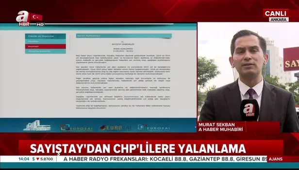 CHP adayı İmamoğlu'nun iftirasını Sayıştay yalanladı (Video)