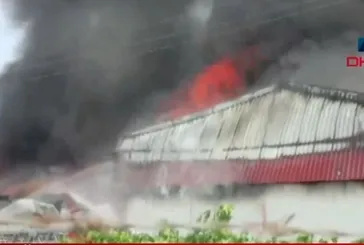 Bursa'da soğuk hava deposunda yangın!