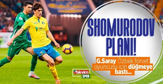 Galatasaray Roma’nın Özbek yıldızı Shomurodov için düğmeye bastı