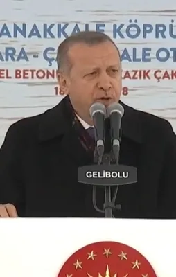 Cumhurbaşkanı Erdoğan'dan Çanakkale müjdesi