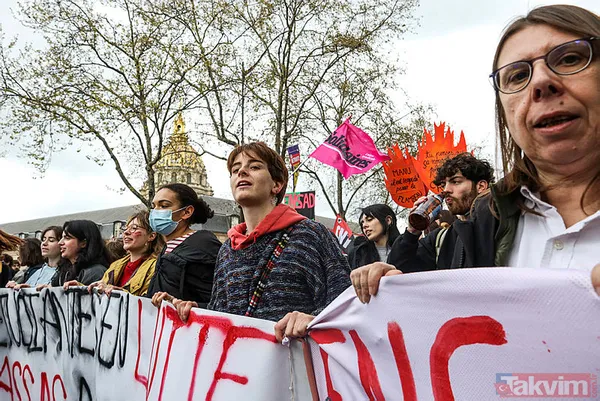 Fransa'da tansiyon yüksek: Sokaklar yine karıştı | Polisler de gösterilere katıldı: Mahkemeler devrede! - 12