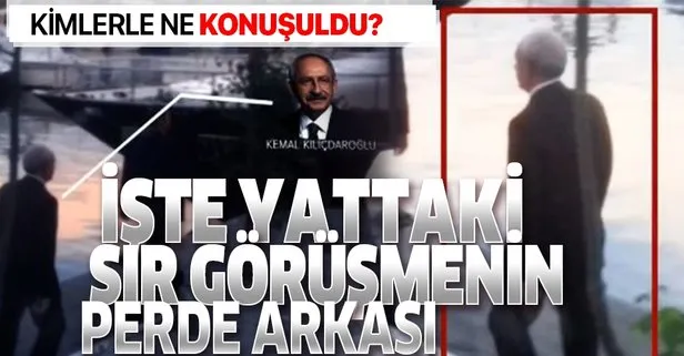 Kemal Kılıçdaroğlu’nun yattaki görüşmesine taziye kamuflajı
