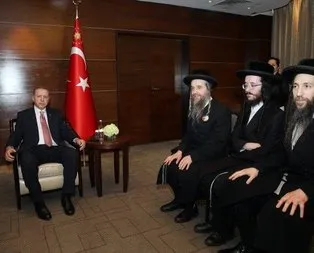 Erdoğan o cemaatin üyelerini kabul etti