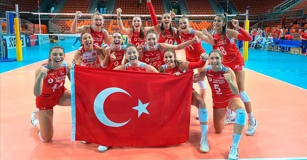 19 Yaş Altı Genç Kız Voleybol Milli Takımı Avrupa Şampiyonası’nda finalde