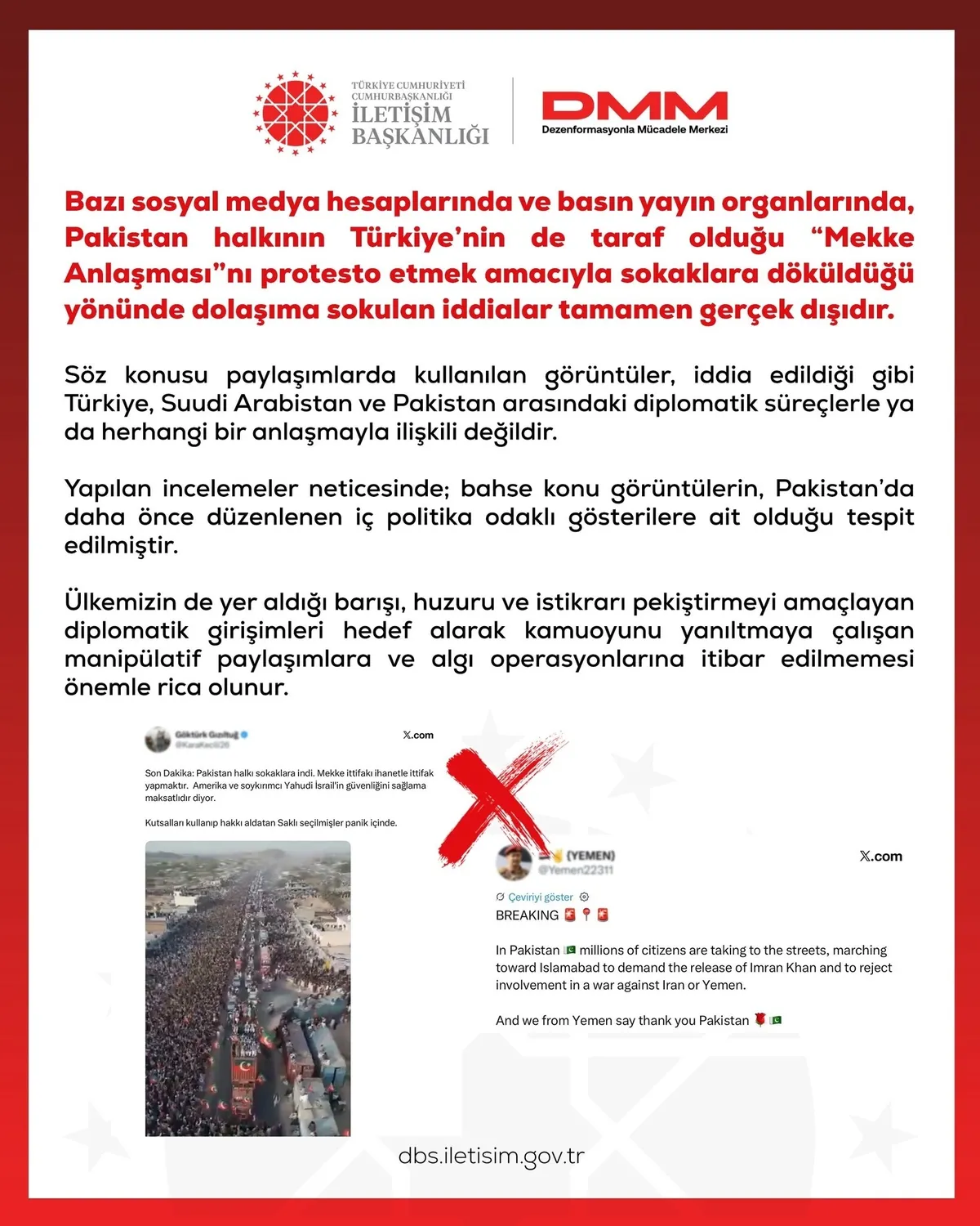 1791382775122.jpeg Pakistan’daki protesto görüntülerine DMM’den yalanlama: Mekke Anlaşması’yla ilgisi yok-2