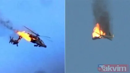 Suudi Arabistan’a ait helikopter füzeyle vuruldu!