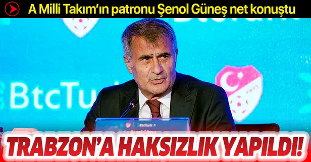 A Milli Takım’ın patronu net konuştu! "Trabzonspor'a haksızlık yapıldı"