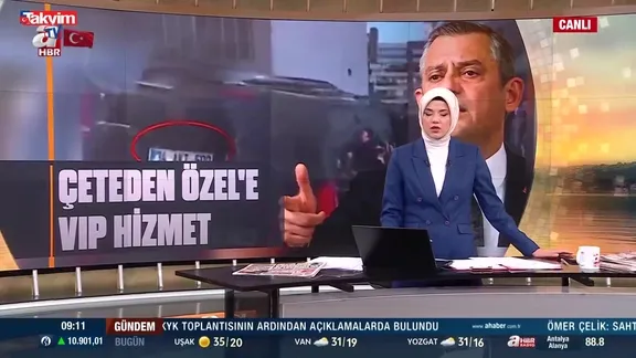 Çeteden Özgür Özel’e “VIP” hizmet!