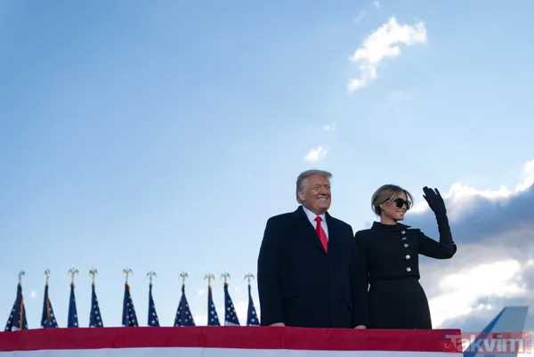 Beyaz Saray'da karalar bağlayan Ex First Lady Florida'da çiçek açtı: Melania Trump 27 bin TL'lik elbisesi ile dikkat çekti - 1