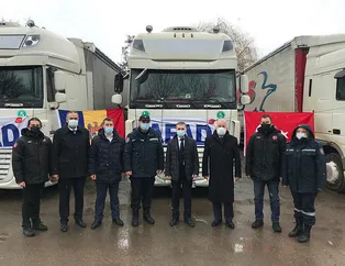 AFAD’ın yardım tırları Ukrayna’da