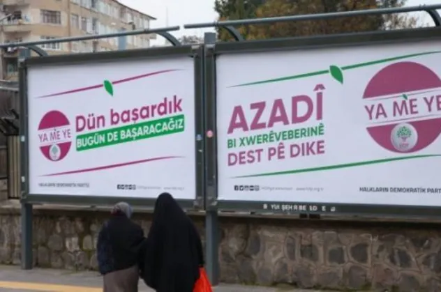 Zillet İttifakı'nın ortağı HDP'den özerklik afişi