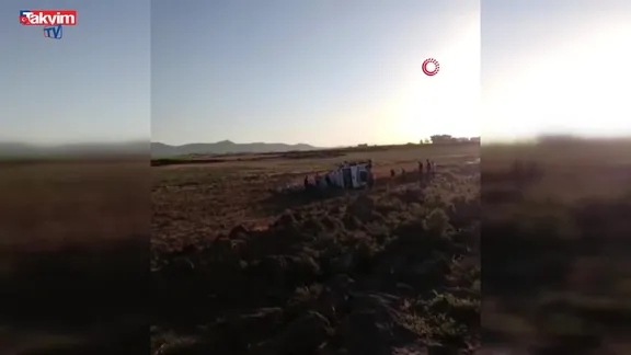 Mardin'de tır şarampole yuvarlandı: 1 yaralı