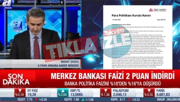 Merkez Bankası Faiz Kararını açıkladı! | MB faiz indirimi son dakika canlı açıklaması