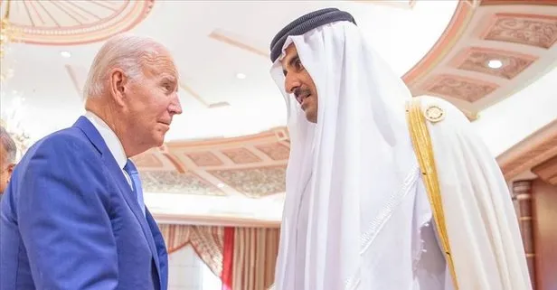 ABD Başkanı Joe Biden, Katar Emiri Şeyh Temim bin Hamed Al Sani ile görüştü