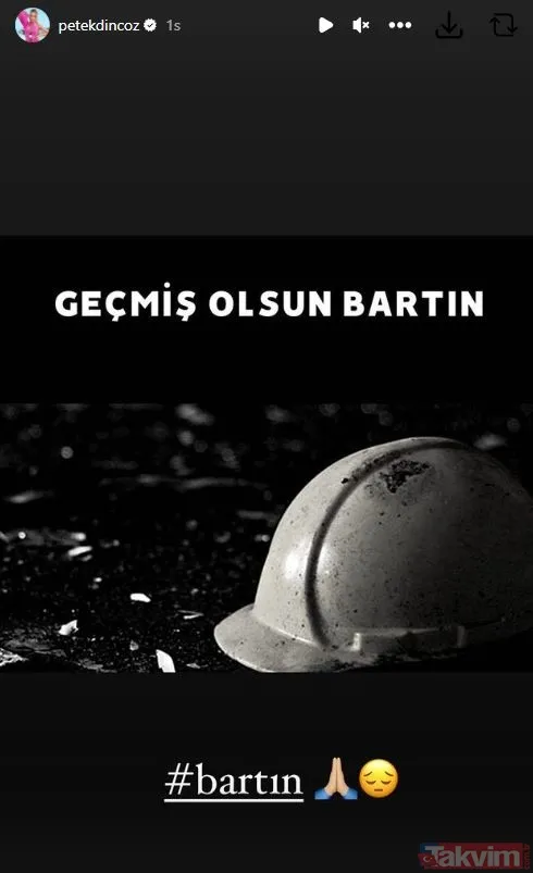 Bartın'da (Amasra) maden ocağında patlama! Ünlü isimlerden paylaşımlar peş peşe geldi! Pınar Altuğ, Ebru Gündeş, Petek Dinçöz... - 18