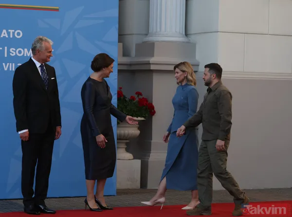 Başkan Erdoğan ve eşi Emine Erdoğan NATO Zirvesi kapsamında düzenlenen resmi akşam yemeğine katıldı - 44