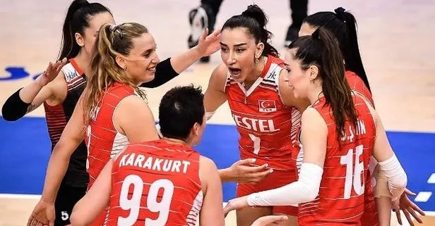 A Milli Kadın Voleybol Takımı Azerbaycan’ı 3-0 mağlup etti