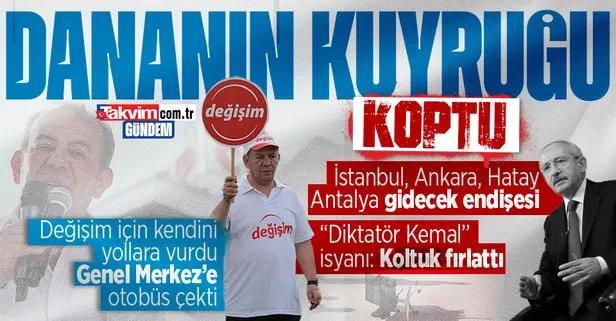 CHP'de dananın kuyruğu koptu! 'Değişim' için kendini yollara vuran Tanju Özcan'dan Genel Merkez Kılıçdaroğlu'na bombardıman: Koltuk fırlattı