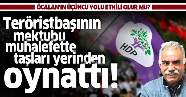 Teröristbaşı muhalefette taşları yerinden oynattı!