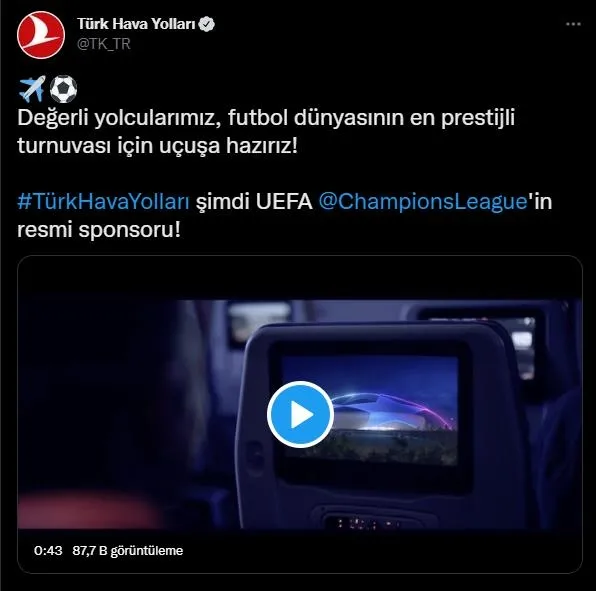 Türk Hava Yolları UEFA Şampiyonlar Ligi’nin resmi sponsoru oldu! THY bir ilke imza attı-4