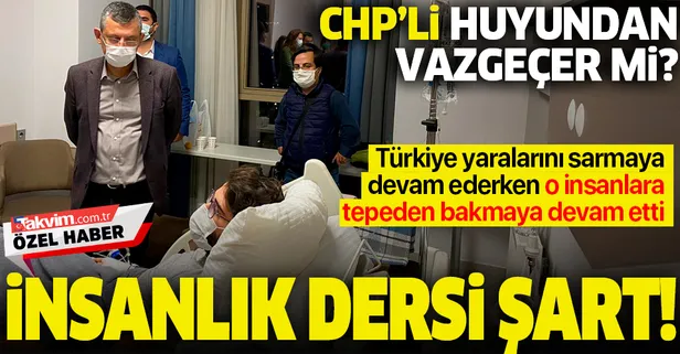 İzmir'de depremzedeyi ziyaret eden CHP'li Özgür Özel'den skandal hareket: "Özgür Özel'e insanlık dersi şart"