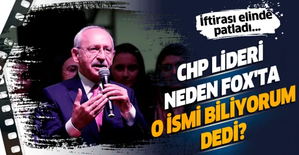 AK Parti'den Rahmi Turan'ın yalanı hakkında flaş açıklama: Kılıçdaroğlu neden FOX'ta o ismi biliyorum dedi?