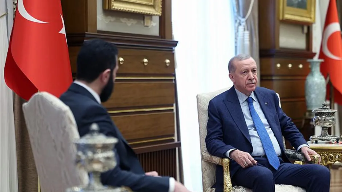 Başkan Erdoğan'dan Şara'ya sıcak karşılama: Maşallah! Ankara'daki görüşme ABD medyasında