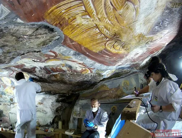 Sümela Manastırı 1 Mayıs'ta tamamen açılıyor! 360 tonluk kaya da sabitlendi - 19