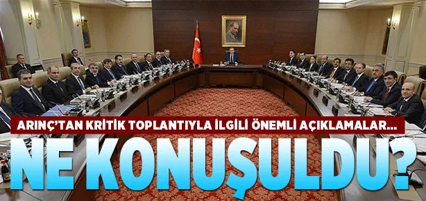 Arınç’tan o iddialara cevap!