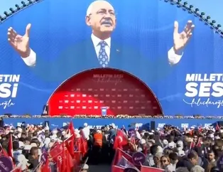 CHP’nin mitinginde bir tane Atatürk fotoğrafı yok!