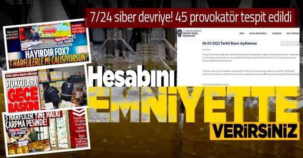 EGM duyurdu: Yağ fiyatları üzerinden provokasyon yapan 45 hesap hakkında işlem başlatıldı!