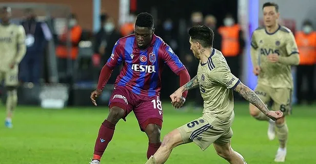 Fenerbahçe, Trabzon deplasmanında galip! (Trabzonspor 0-1 Fenerbahçe MAÇ SONU ÖZET)