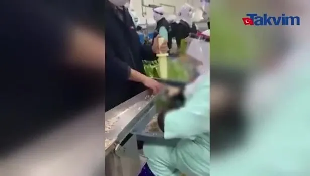 Sosyal medyada paylaşılan ton balığı paketleme görüntüleri tepki çekti!