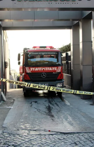 Beşiktaş'ta restoranda yangın