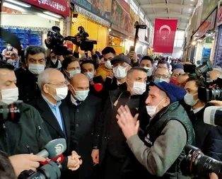 Kılıçdaroğlu’na esnaftan bozuk yol tepkisi