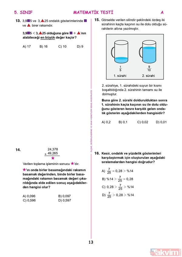 2022 İOKBS Bursluluk 5.6.7.8.9.10.11. sınıf SORU VE CEVAPLARI PDF İNDİR! meb.gov.tr: İOKBS A-B-C-D sözel- sayısal soru kitapçığı FULL! Türkçe, Matematik, Coğrafya, Tarih... - 13