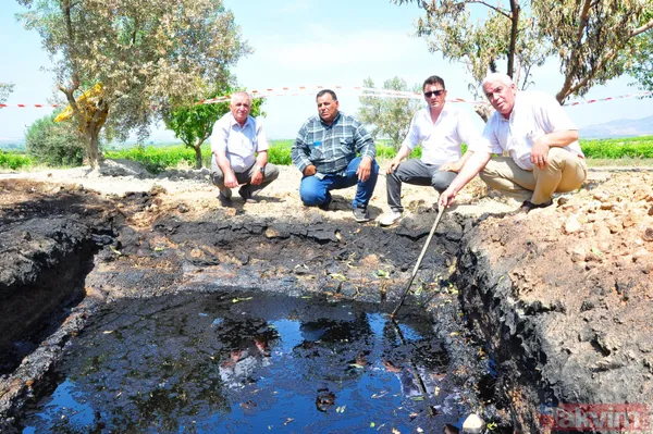 Manisa Salihli'de su kuyusundan çok kaliteli petrol fışkırdı! Köylüler büyük sevinç yaşıyor telefonları susmuyor - 4