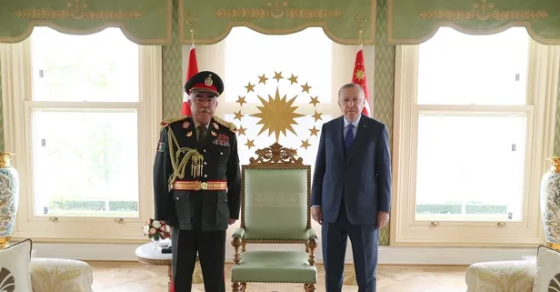 Başkan Erdoğan Afganistan eski Cumhurbaşkanı Yardımcısı Mareşal Raşid Dostum’u kabul etti